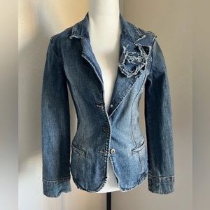 Portmans Washed Denim with Rose